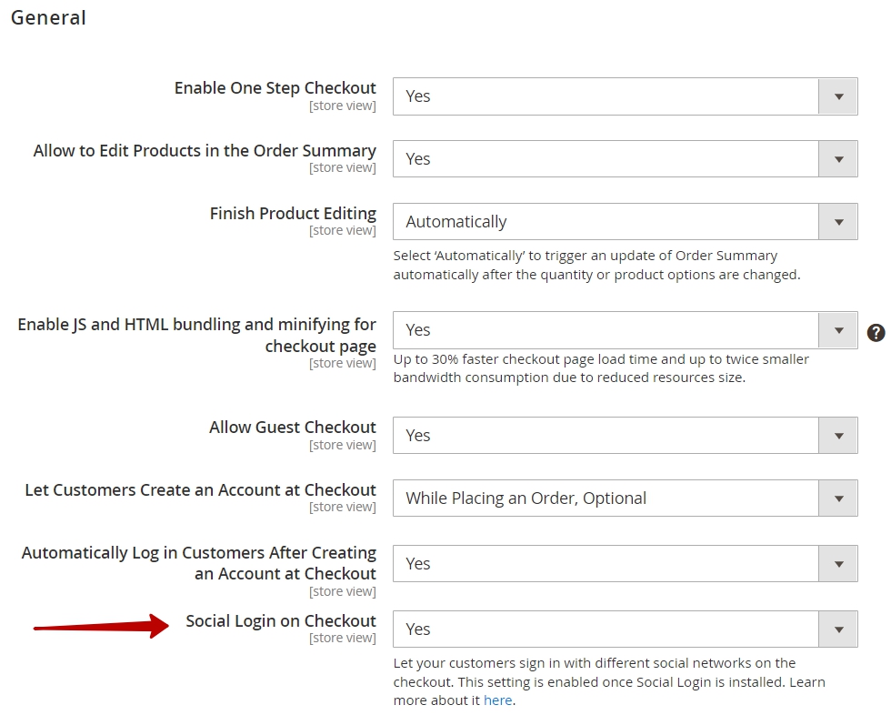 How to configure Facebook login page for Guest users